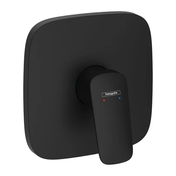 Baterii baie - Baterie dus incastrata Hansgrohe Logis negru mat fara corp ingropat