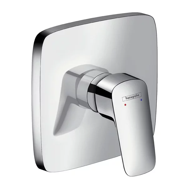 Baterii baie - Baterie dus incastrata Hansgrohe Logis HighFlow monocomanda crom lucios