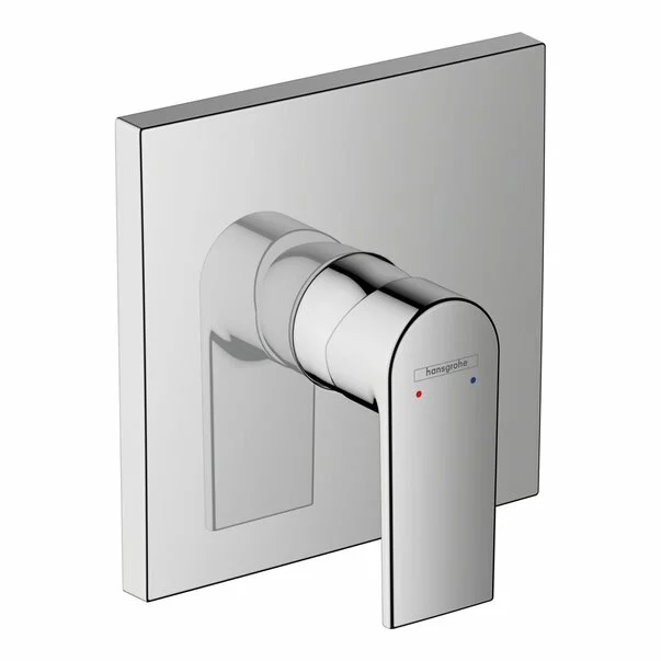 Baterii baie - Baterie dus incastrata Hansgrohe Vernis Shape crom lucios fara corp ingropat