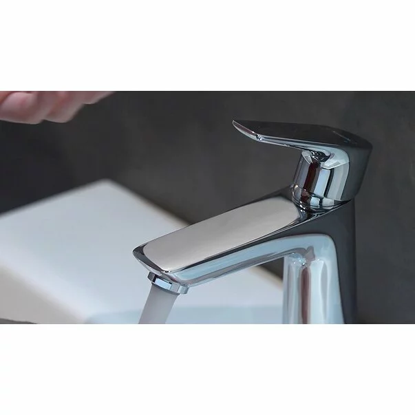 Baterie lavoar Hansgrohe Talis E 110 cu ventil Pop-Up crom lucios [3]