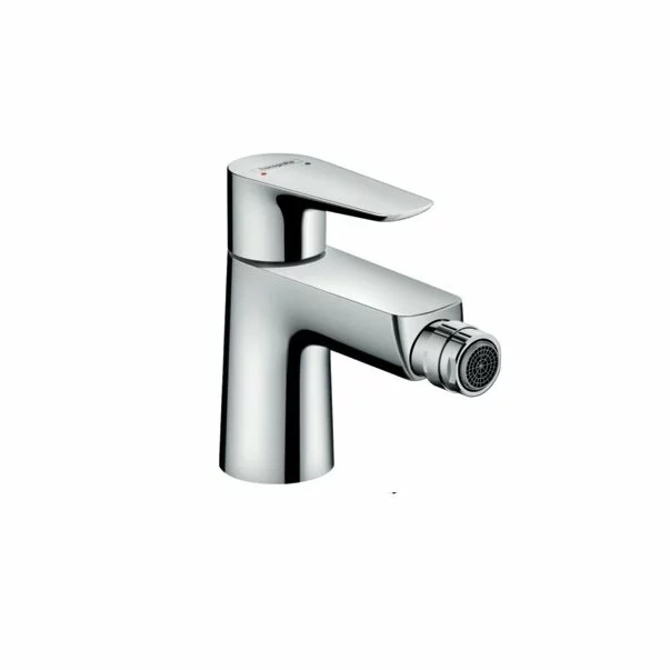 Baterii bideu si dus igienic - Baterie bideu Hansgrohe Talis E cu ventil Pop-Up crom lucios