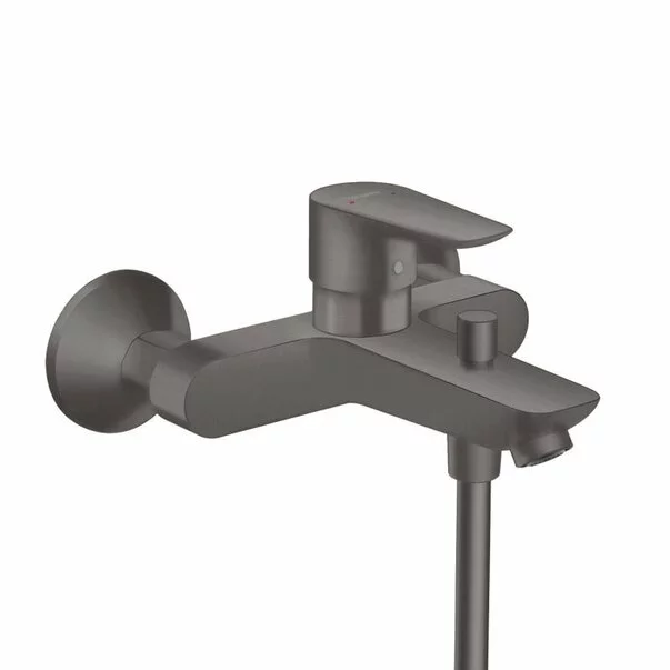 Baterii baie - Baterie cada - dus incastrata Hansgrohe Talis E negru - crom periat