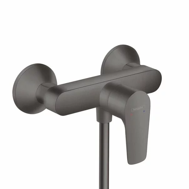 Baterii baie - Baterie dus Hansgrohe Talis E monocomanda negru - crom periat