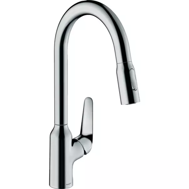 Baterii cu dus extractabil - Baterie bucatarie cu dus extractibil Hansgrohe Focus M42 220 cu 2 jeturi