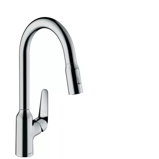 Baterii cu dus extractabil - Baterie bucatarie cu dus extractibil Hansgrohe Focus M42 220 sBox cu 2 jeturi