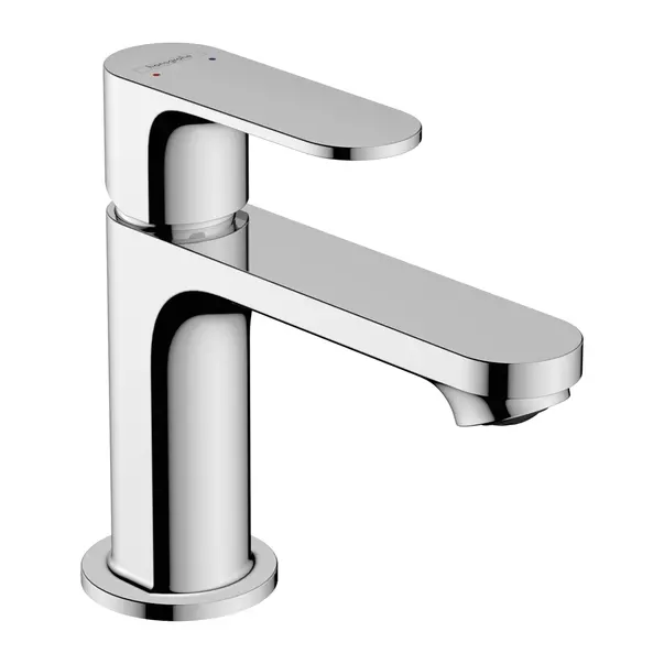 Baterii baie - Baterie lavoar Hansgrohe Rebris S 80 crom lucios cu ventil Pop-Up