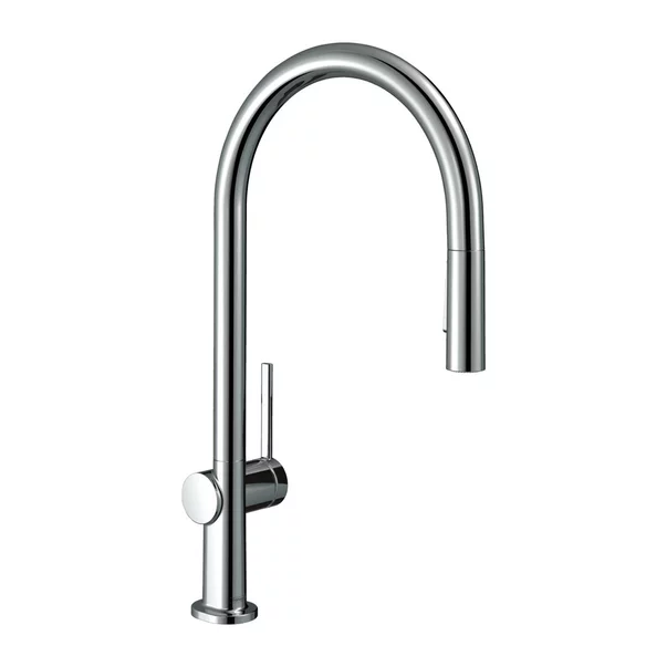 Baterii cu dus extractabil - Baterie bucatarie cu dus extractibil Hansgrohe Talis M54 210 crom lucios cu 2 tipuri de jet