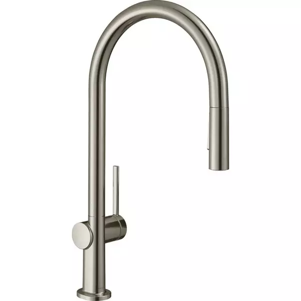 Baterii cu dus extractabil - Baterie bucatarie cu dus extractibil crom periat Hansgrohe Talis M54 210 cu 2 jeturi 72800800