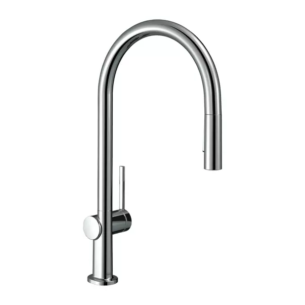 Baterii cu dus extractabil - Baterie bucatarie cu dus extractibil Hansgrohe Talis M54 210 crom cu 2 tipuri de jet