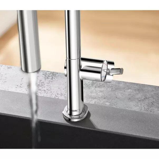 Baterie bucatarie cu dus extractibil Hansgrohe Talis M54 210 crom cu 2 tipuri de jet [2]