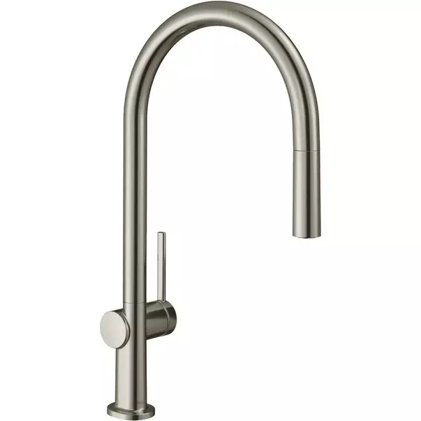 Baterii cu dus extractabil - Baterie bucatarie cu dus extractibil crom periat Hansgrohe Talis M54 210 sBox cu 1 jet