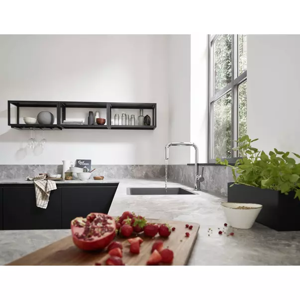 Baterie bucatarie Hansgrohe Talis M54 220 crom lucios cu 1 tip de jet [4]