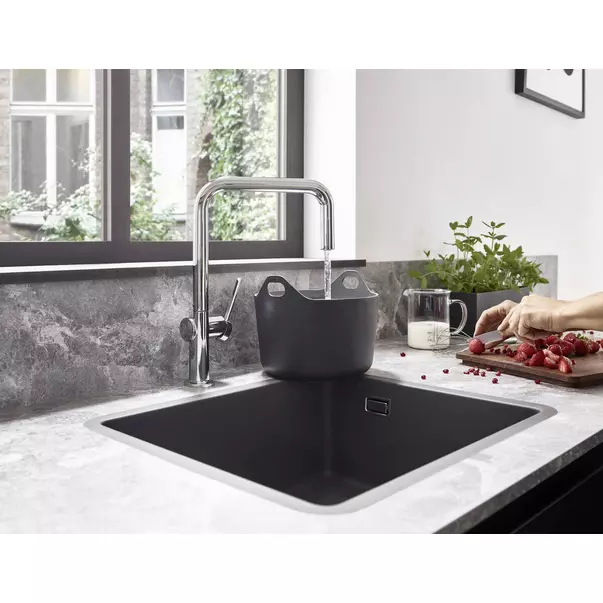 Baterie bucatarie Hansgrohe Talis M54 220 crom lucios cu 1 tip de jet [5]