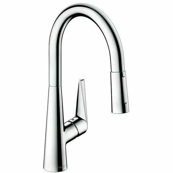 Baterii cu dus extractabil - Baterie bucatarie cu dus extractibil Hansgrohe Talis M51 200 crom lucios 2 functii
