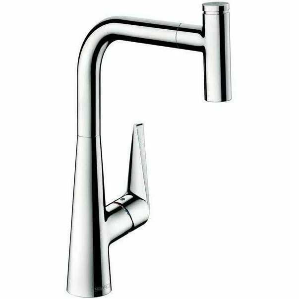 Baterii cu dus extractabil - Baterie bucatarie cu dus extractibil Hansgrohe Talis Select M51 300 crom lucios 1 functie