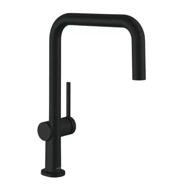 Bucatarie - Baterie bucatarie monocomanda negru mat Hansgrohe Talis M54 U 220 Eco cu 1 jet