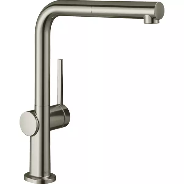 Baterii cu dus extractabil - Baterie bucatarie cu dus extractibil crom periat Hansgrohe Talis M54 270 cu 1 jet