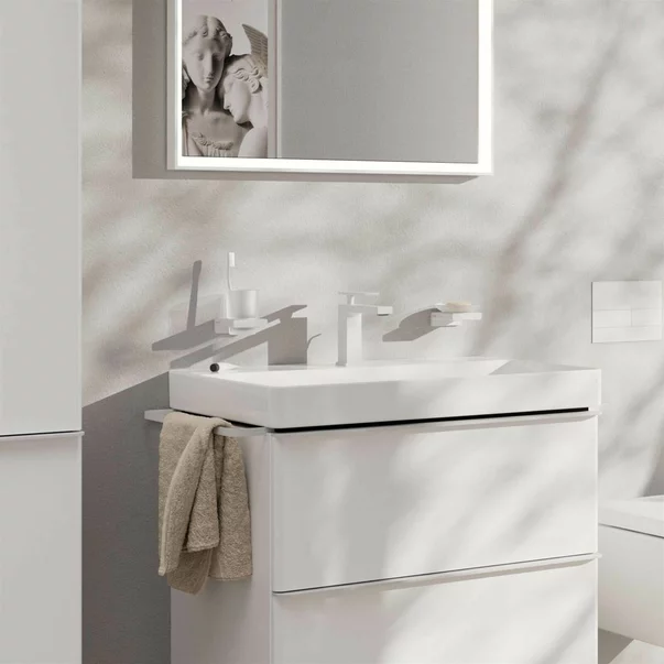 Baterie lavoar alb mat Hansgrohe Tecturis E 110 CoolStart EcoSmart+ [2]
