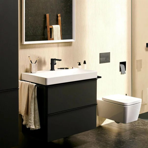 Baterie lavoar negru mat Hansgrohe Tecturis E BM 110 Fine CoolS [2]