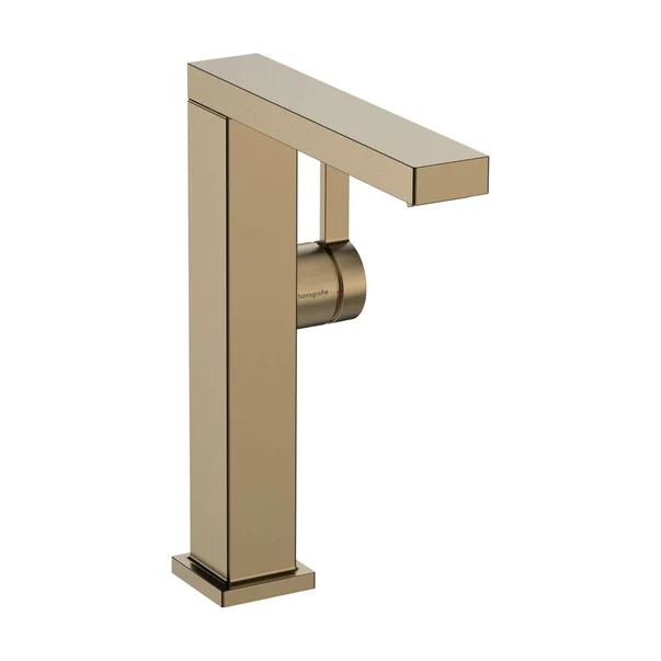 Baterii baie - Baterie lavoar inalta bronz periat Hansgrohe Tecturis E 210 CoolStart EcoSmart+