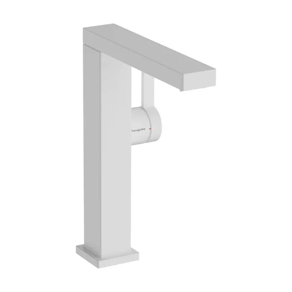 Baterii baie - Baterie lavoar inalta alb mat Hansgrohe Tecturis E 210 CoolStart EcoSmart+