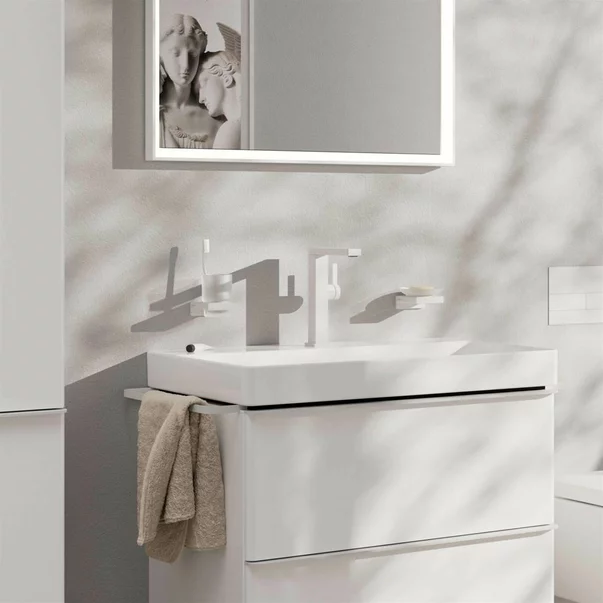 Baterie lavoar inalta alb mat Hansgrohe Tecturis E 210 CoolStart EcoSmart+ [2]