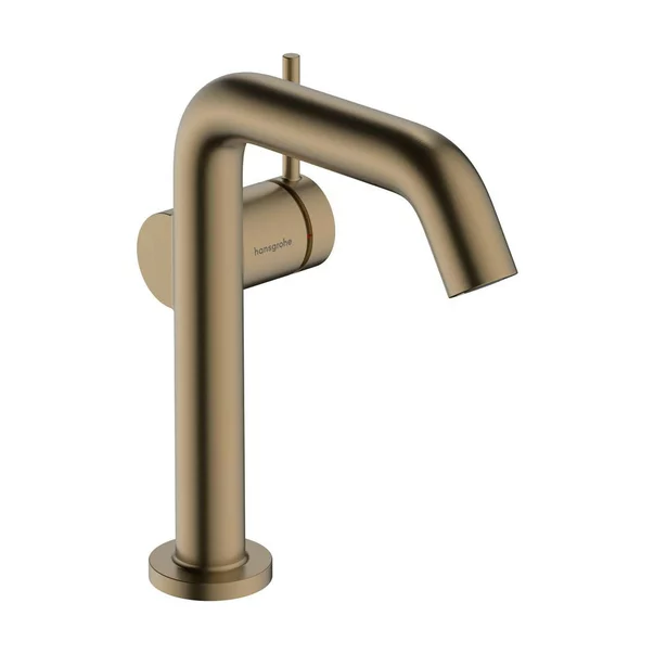 Baterii baie - Baterie lavoar bronz periat Hansgrohe Tecturis S 150 Fine CoolStart EcoSmart+