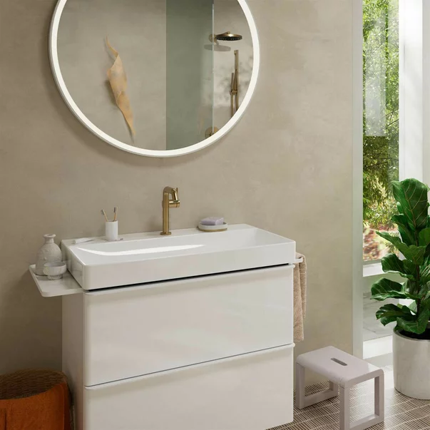 Baterie lavoar bronz periat Hansgrohe Tecturis S 150 Fine CoolStart EcoSmart+ [2]