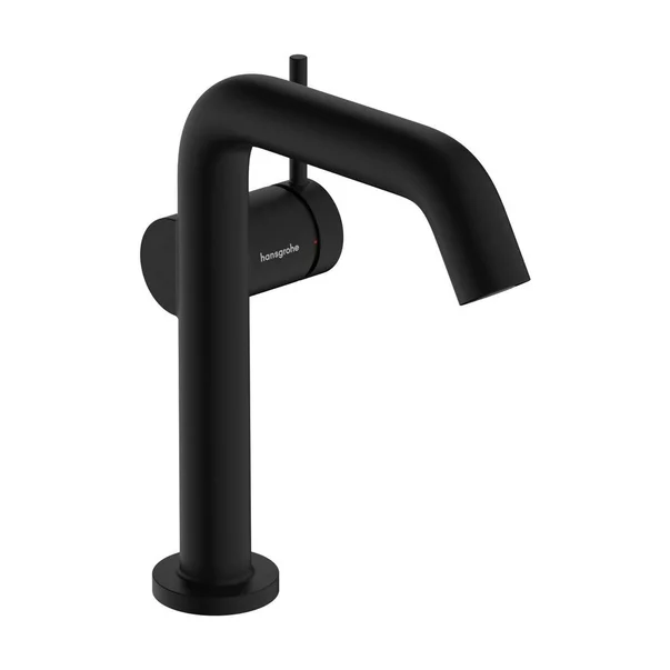 Baterii baie - Baterie lavoar negru mat Hansgrohe Tecturis S 150 Fine CoolStart EcoSmart+