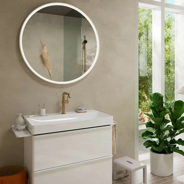 Baterie lavoar bronz periat Hansgrohe Tecturis S 210 Fine CoolStart EcoSmart+ [2]