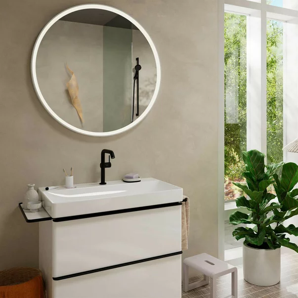 Baterie lavoar negru mat Hansgrohe Tecturis S 210 Fine CoolStart EcoSmart+ [2]