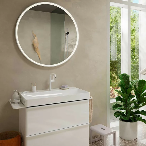 Baterie lavoar inalta alb mat Hansgrohe Tecturis S 210 Fine CoolStart EcoSmart+ [2]