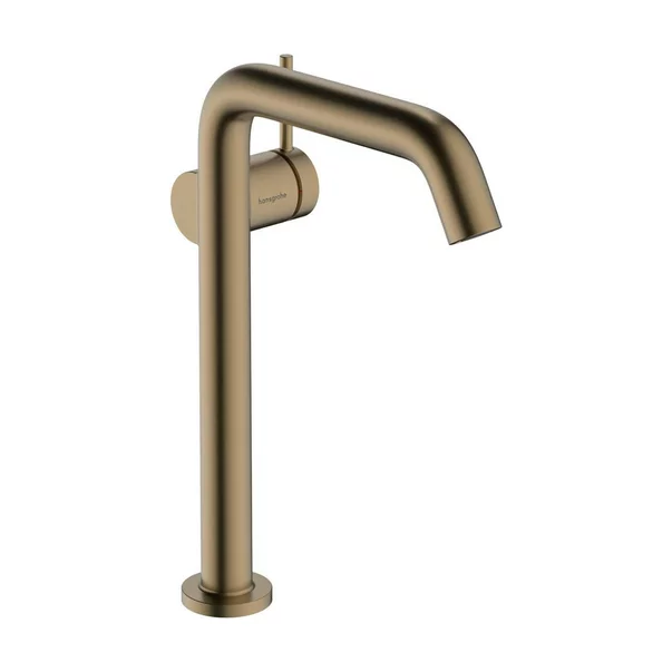 Baterii baie - Baterie lavoar inalta bronz periat Hansgrohe Tecturis S 240 Fine CoolStart EcoSmart+