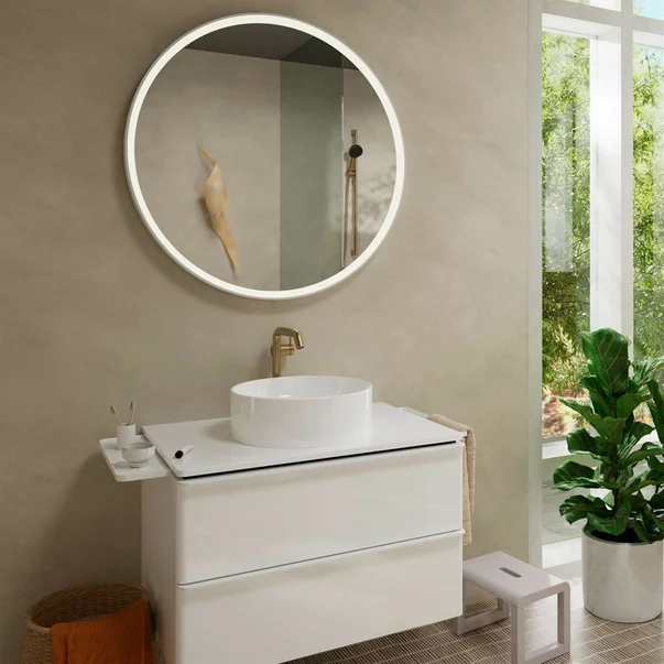 Baterie lavoar inalta bronz periat Hansgrohe Tecturis S 240 Fine CoolStart EcoSmart+ [2]