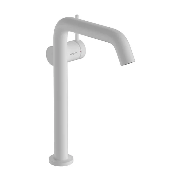 Baterii baie - Baterie lavoar inalta alb mat Hansgrohe Tecturis S 240 Fine CoolStart EcoSmart+