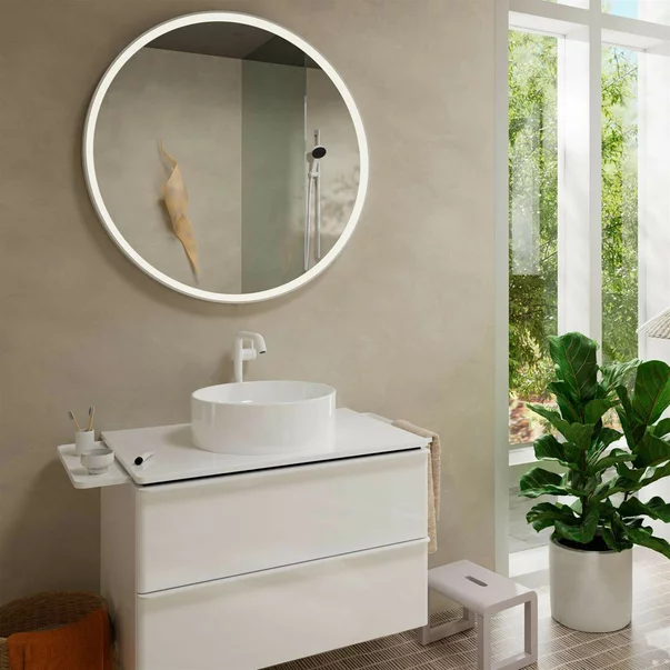 Baterie lavoar inalta alb mat Hansgrohe Tecturis S 240 Fine CoolStart EcoSmart+ [2]
