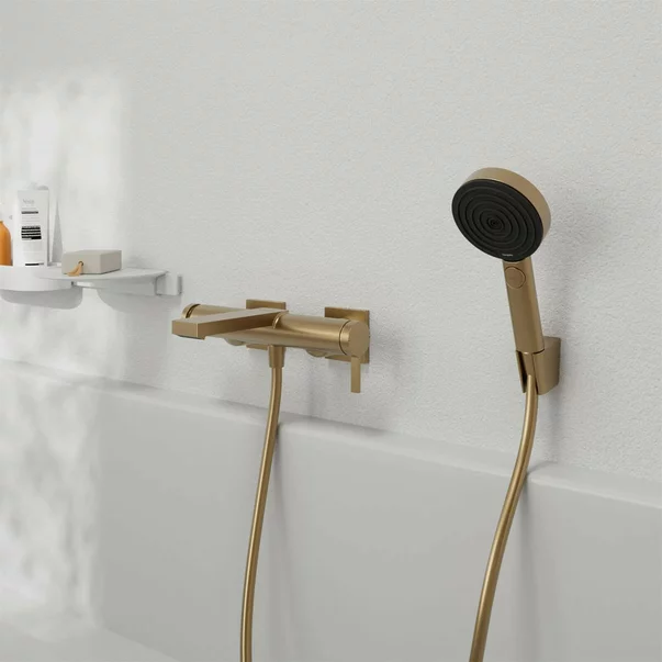 Baterie cada - dus bronz periat Hansgrohe Tecturis E [2]
