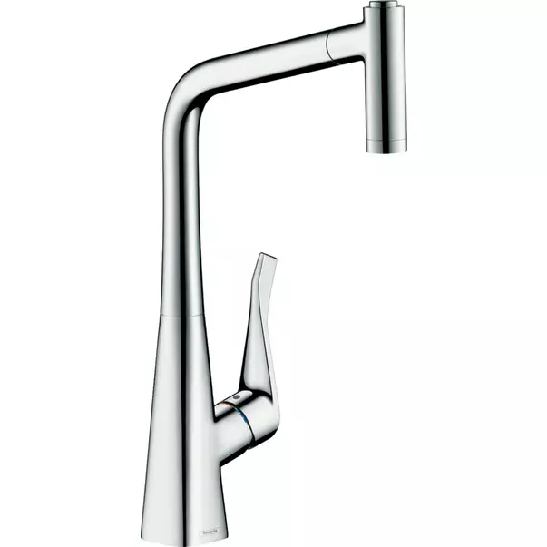 Bucatarie - Baterie bucatarie cu dus extractibil Hansgrohe Metris M71 320 cu 2 jeturi 73801000