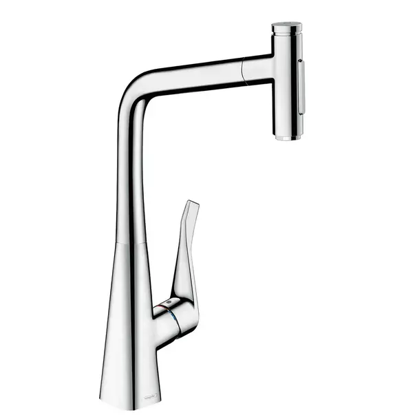 Baterii cu dus extractabil - Baterie bucatarie cu dus extractibil Hansgrohe Talis M54 210 cu 1 jet