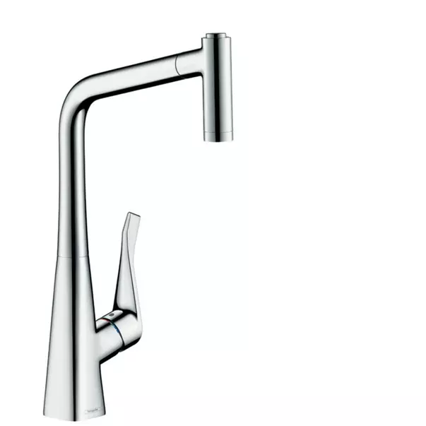 Bucatarie - Baterie bucatarie cu dus extractibil Hansgrohe Metris M71 320 Eco cu 2 jeturi 73824000