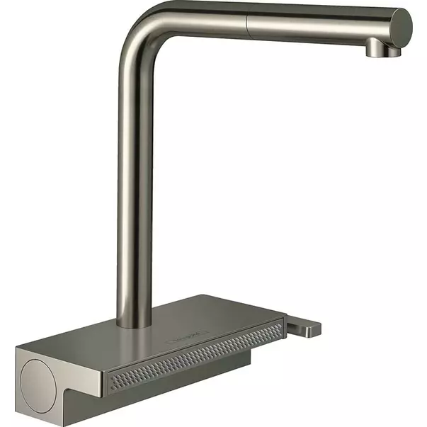Baterii cu dus extractabil - Baterie bucatarie cu dus extractibil crom periat Hansgrohe Aquno Select M81 250 sBox cu 2 jeturi