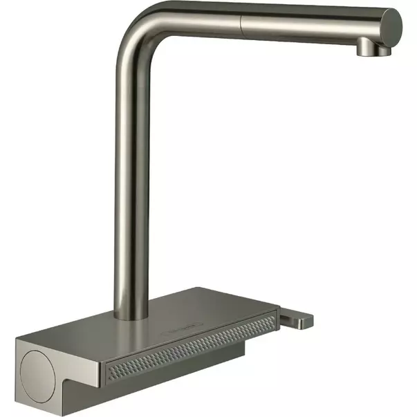 Baterii cu dus extractabil - Baterie bucatarie cu dus extractibil crom periat Hansgrohe Aquno Select M81 250 cu 2 jeturi