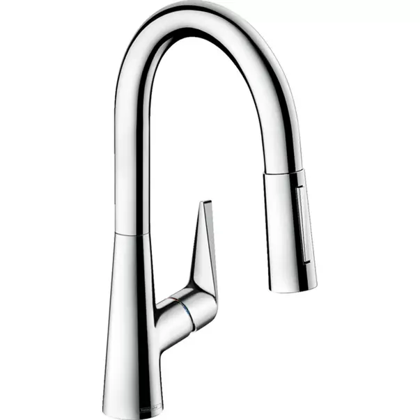 Baterii cu dus extractabil - Baterie bucatarie cu dus extractibil Hansgrohe Talis M51 160 sBox cu 2 jeturi
