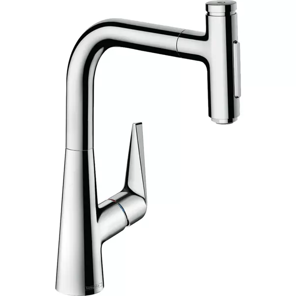 Baterii cu dus extractabil - Baterie bucatarie cu dus extractibil Hansgrohe Talis M51 220 sBox cu 2 jeturi