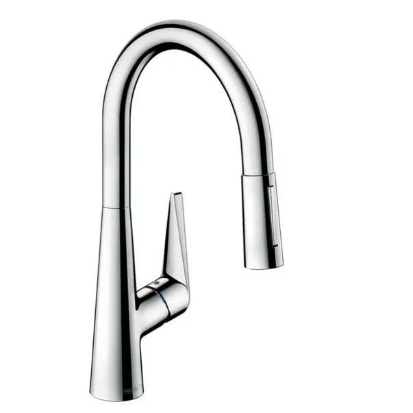 Baterii cu dus extractabil - Baterie bucatarie cu dus extractibil Hansgrohe Talis M51 200 Eco sBox cu 2 jeturi