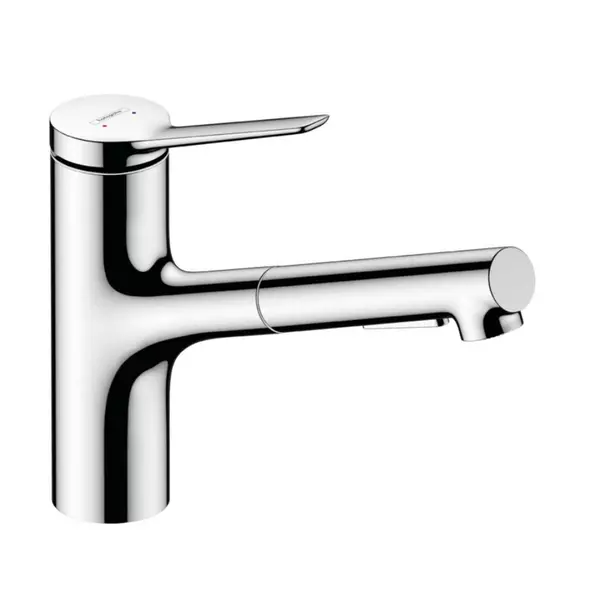 Baterii cu dus extractabil - Baterie bucatarie cu dus extractibil Hansgrohe Zesis M33 150 Eco lite cu 2 jeturi