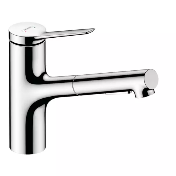 Baterii cu dus extractabil - Baterie bucatarie cu dus extractibil Hansgrohe Zesis M33 150 cu 2 jeturi 74820000