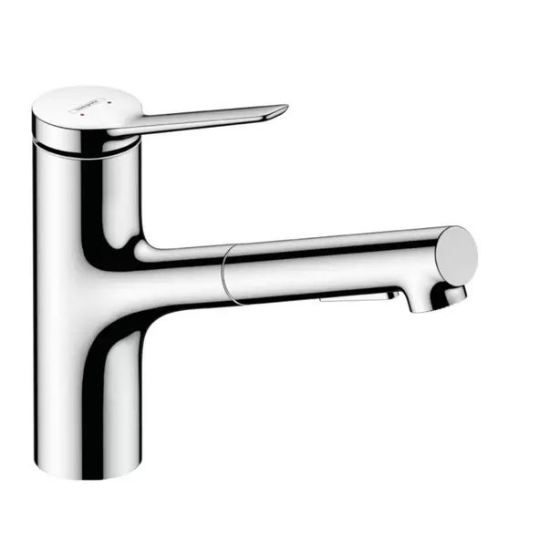 Baterii cu dus extractabil - Baterie bucatarie cu dus extractibil Hansgrohe Zesis M33 150 sBox cu 2 jeturi
