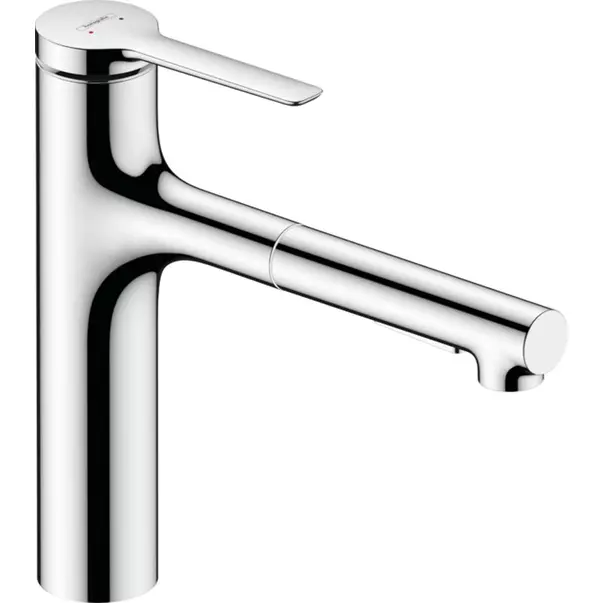 Baterii cu dus extractabil - Baterie bucatarie cu dus extractibil Hansgrohe Zesis M33 160 sBox cu 2 jeturi