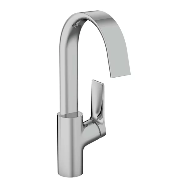 Baterii baie - Baterie lavoar Hansgrohe Vivenis 210 cu pipa pivotanta crom lucios cu ventil Pop-Up